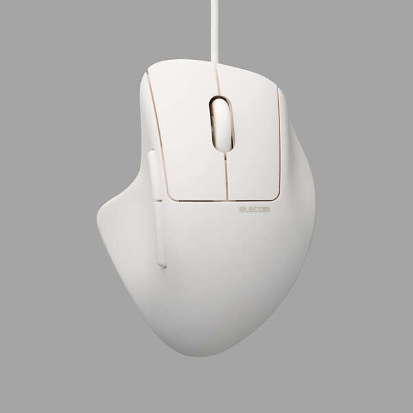 ELECOM Wired S-Size Mouse SHELLPHA with Tilt Function 7 Buttons M-SH31UBSKWH New