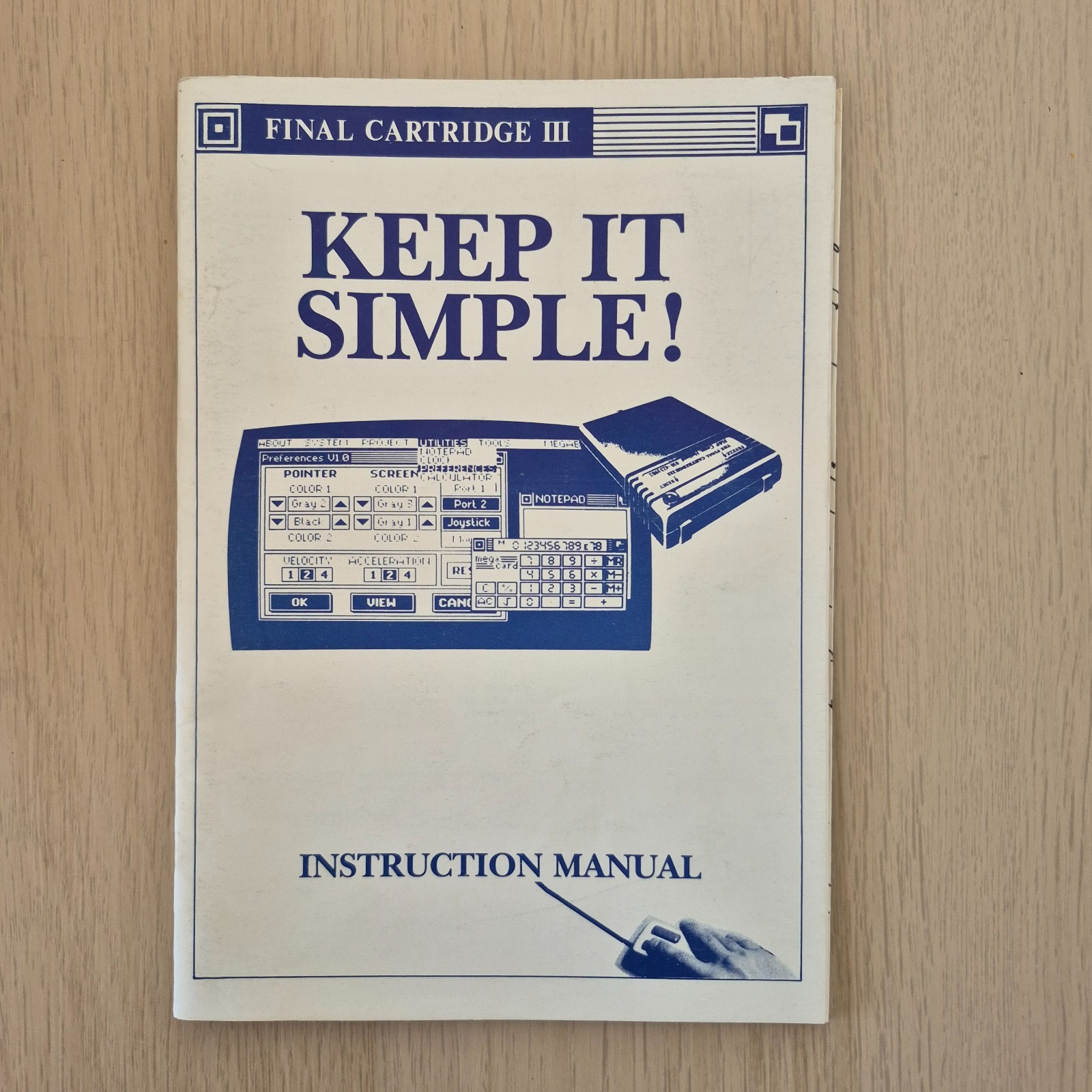 ✅ Commodore C64 / C128 ⭐ FINAL CARTRIDGE III KEEP IT SIMPLE Instruction Manual⚡️