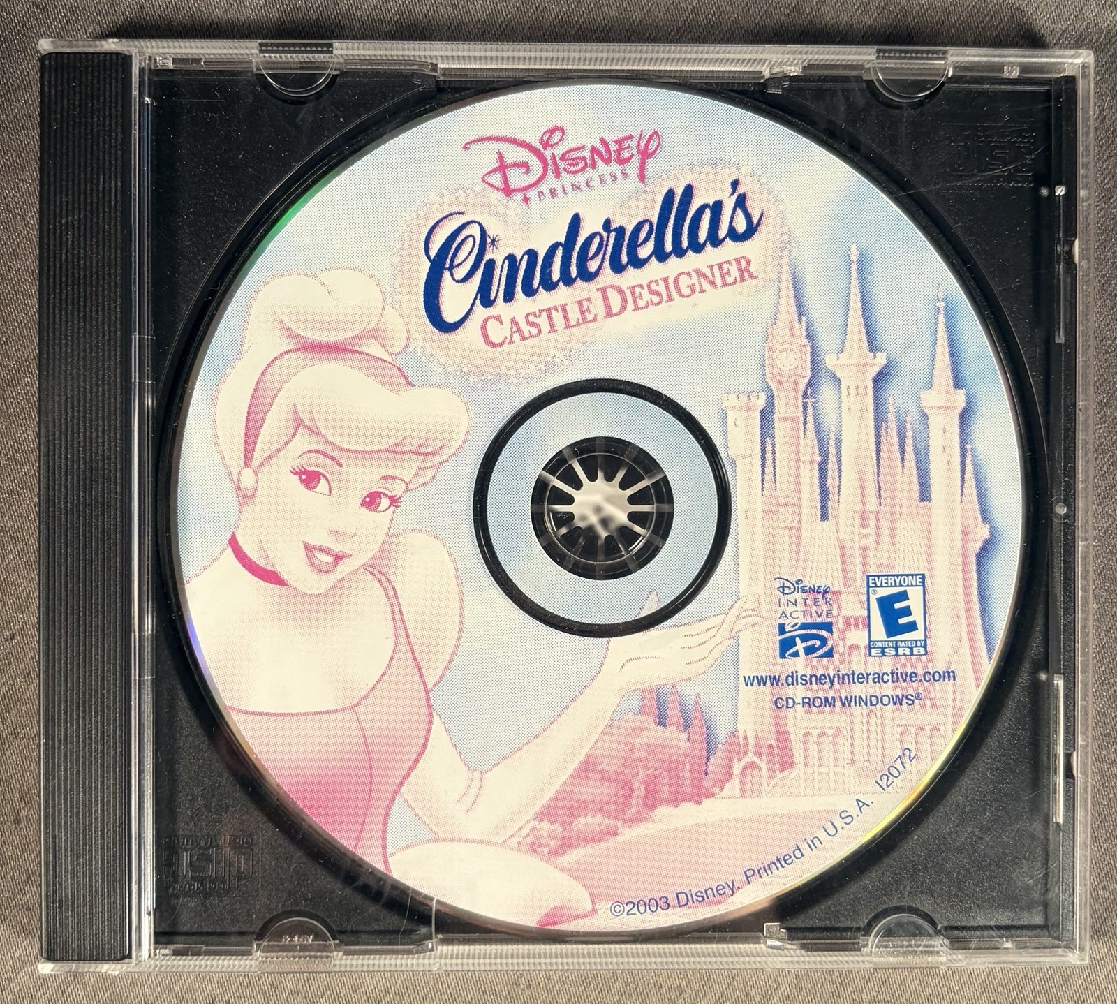 Disney Princess Cinderella's Castle Designer (PC CD-ROM, 2003) Missing Manual