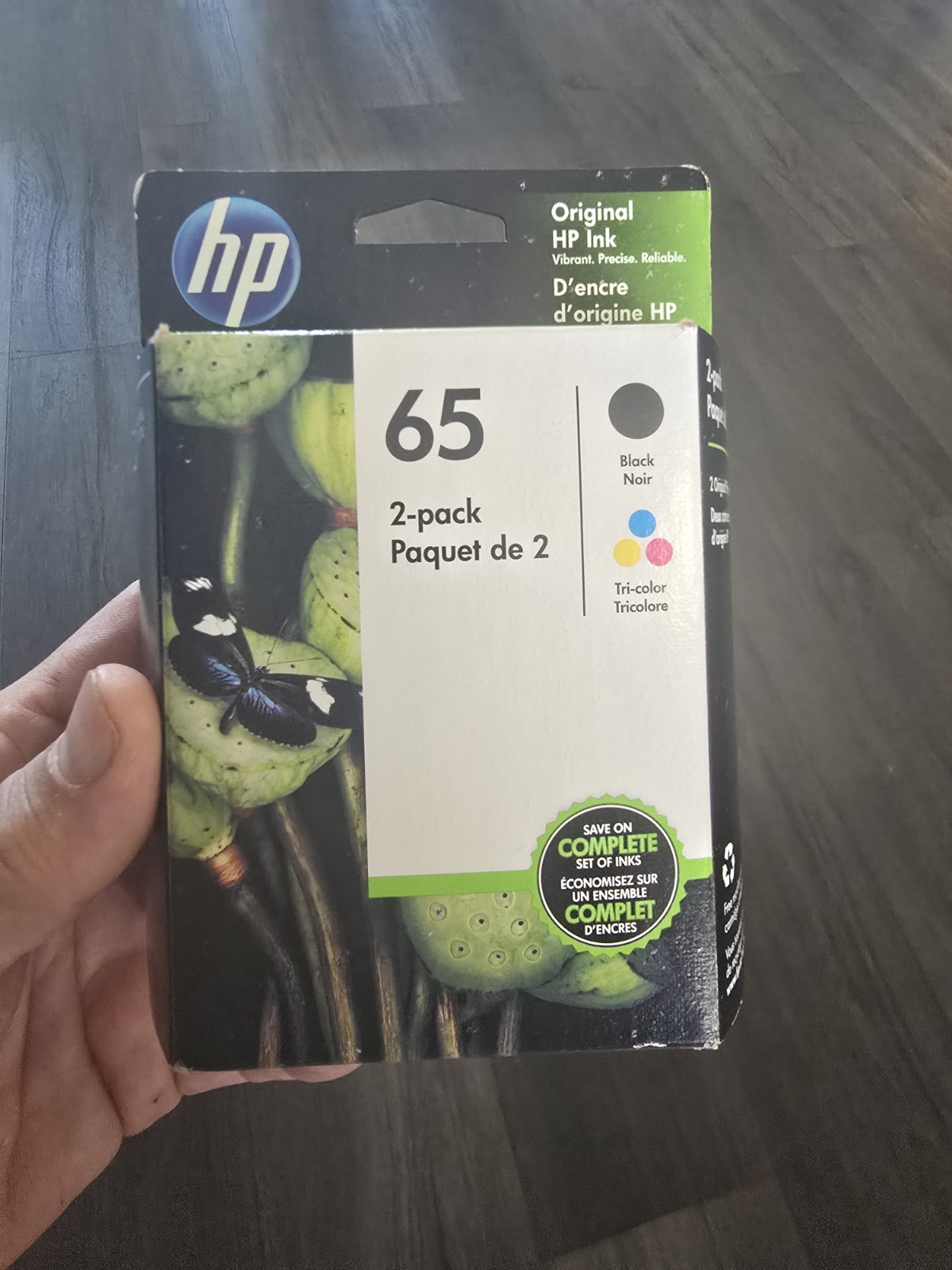 HP 65 (T0A36AN) Black & Tri-color Original Ink Cartridges
