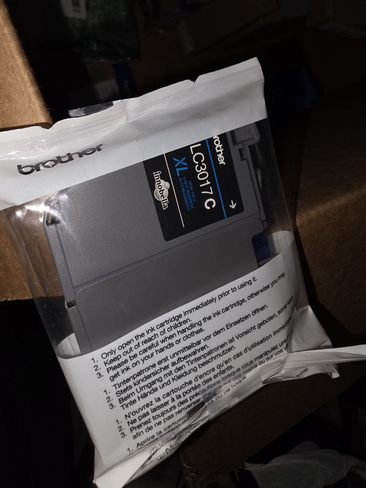 Genuine Brother LC-3017 Yellow High Yield Ink Cartridge