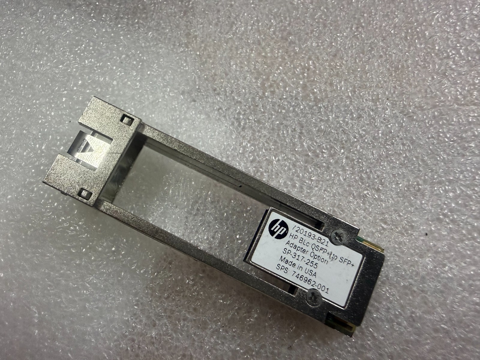 Genuine HPE 720193-B21 QSFP+ to SFP+ Network Adapter 40GE to 10GE 746962-001