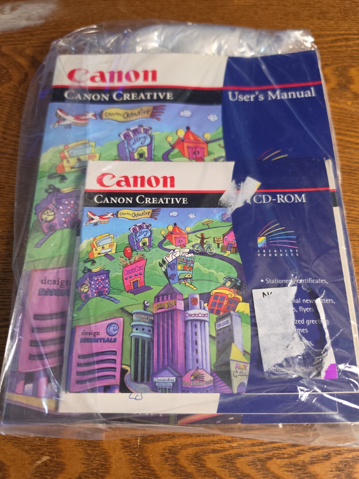 Vtg Canon Creative User’s Manual & CD-ROM-1996