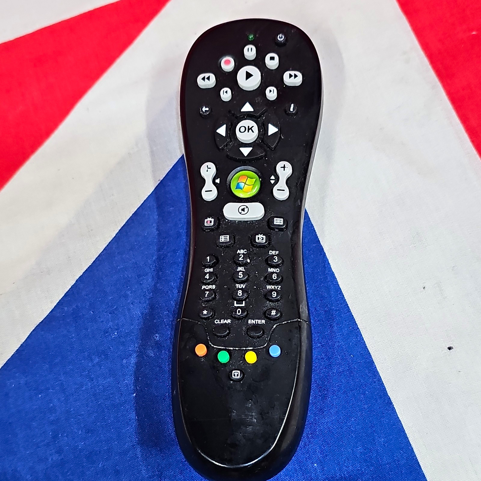 RC6 Wireless Remote Control for Microsoft Windows Media Center PC, Black