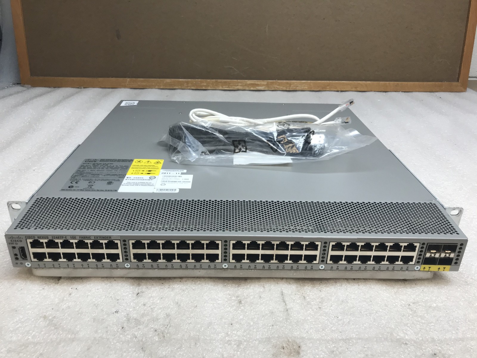 Cisco Nexus 2248TP-E-1GE 48-Port Gigabit Fabric Extender w/ Rack Ears