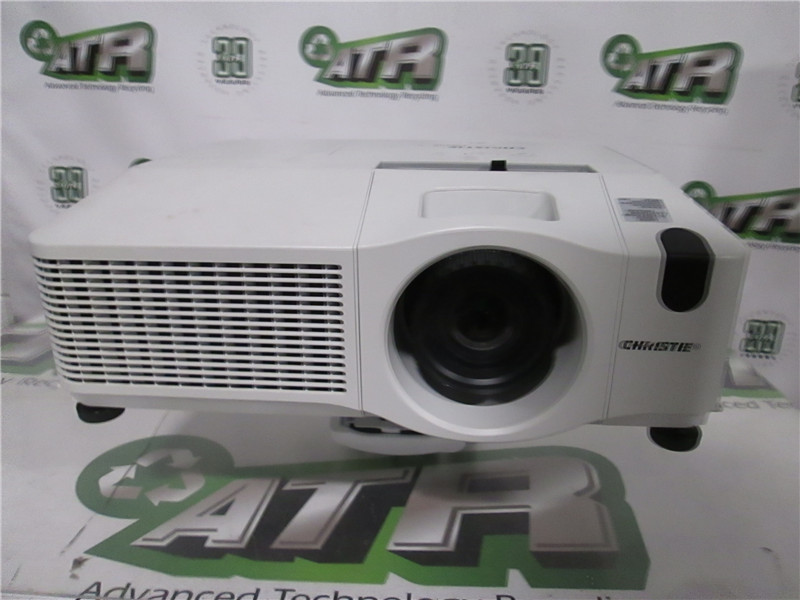 Christie LW400 LCD Projector 1200x800 4682 Lamp Hrs Tested No Top Cover or Cord