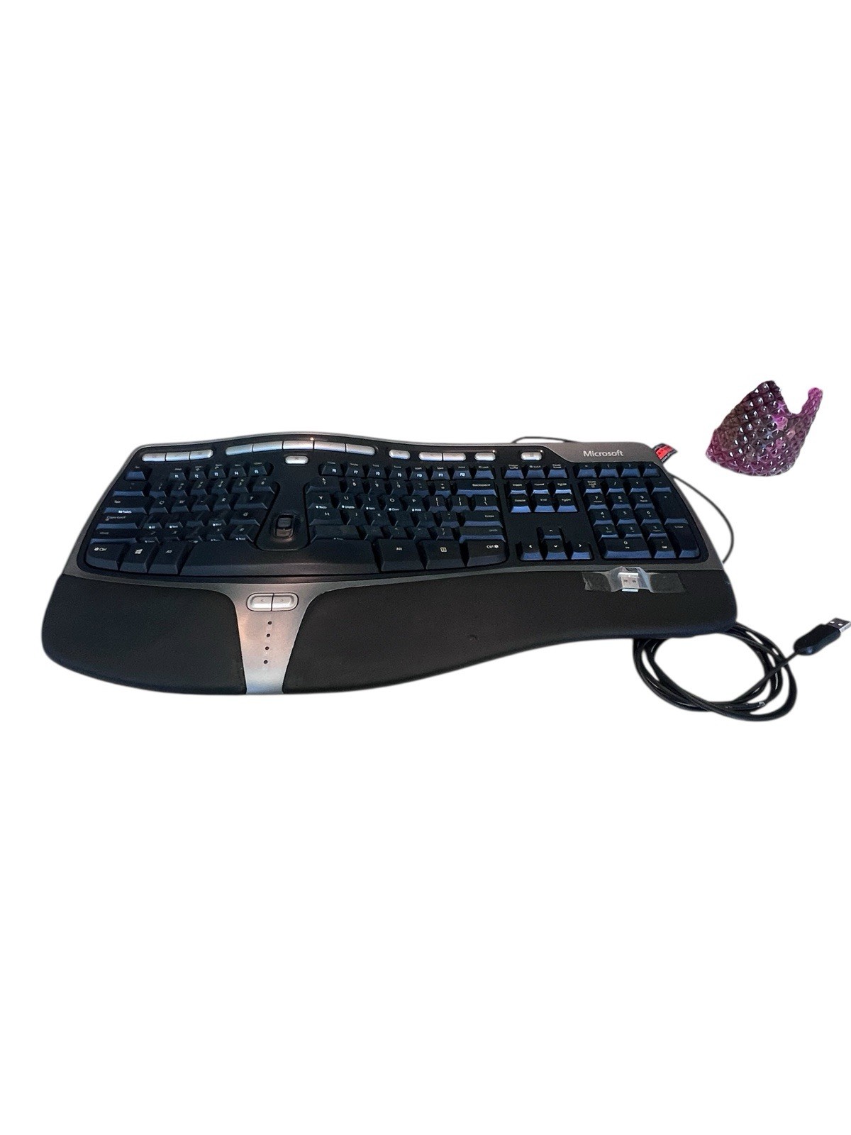 Microsoft Natural Ergonomic Keyboard 4000 v1.0 KU-0462 USB Wired Works Tested￼