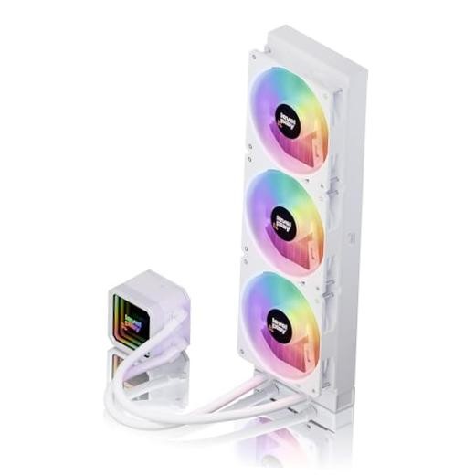 Levelplay Combat CL360 AIO Liquid Cooler – TDP 300W, ARGB Infinity 360MM White