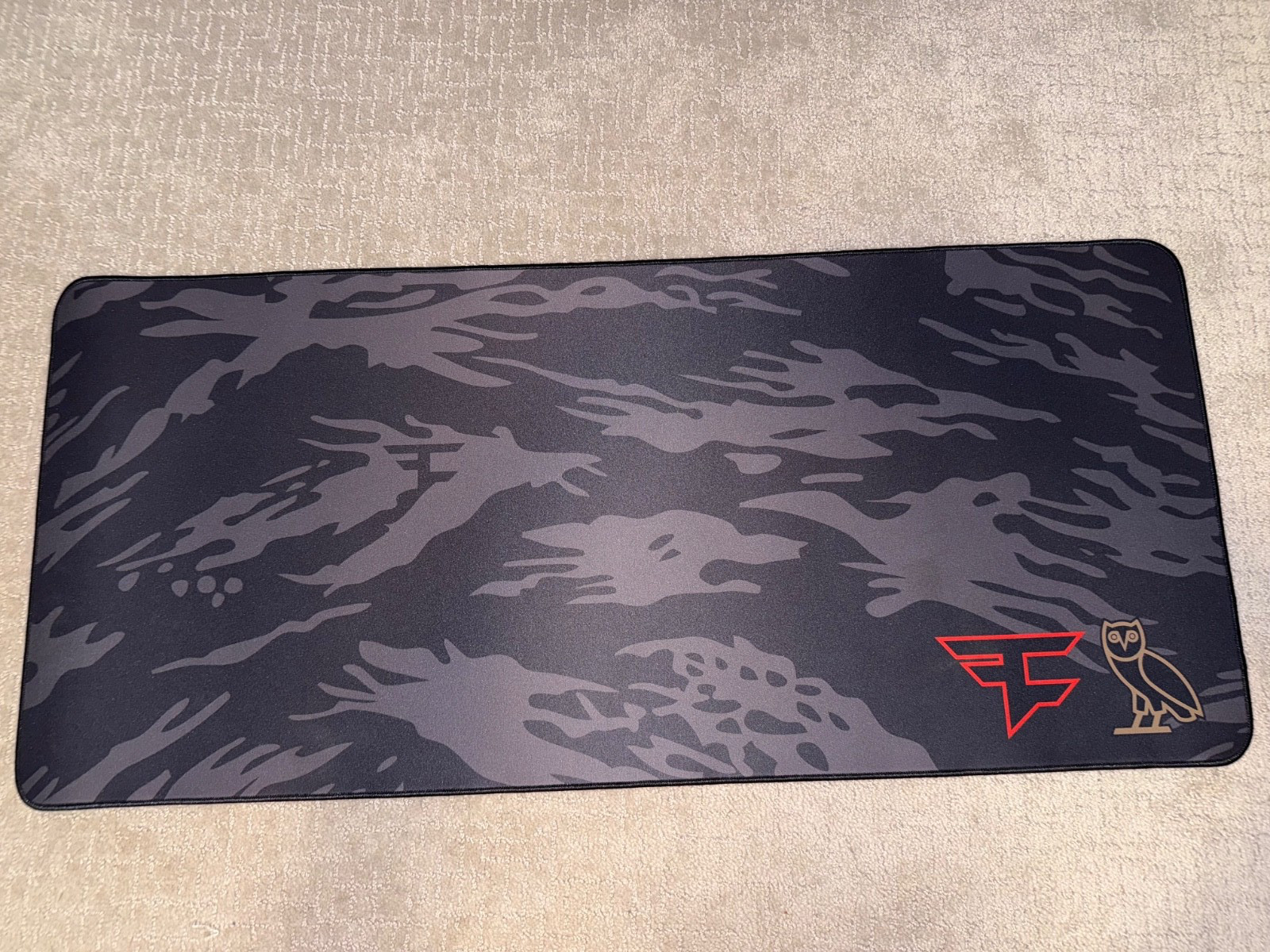 OVO x FaZe Clan x SCUF Gaming Mousepad XL Black/Camo