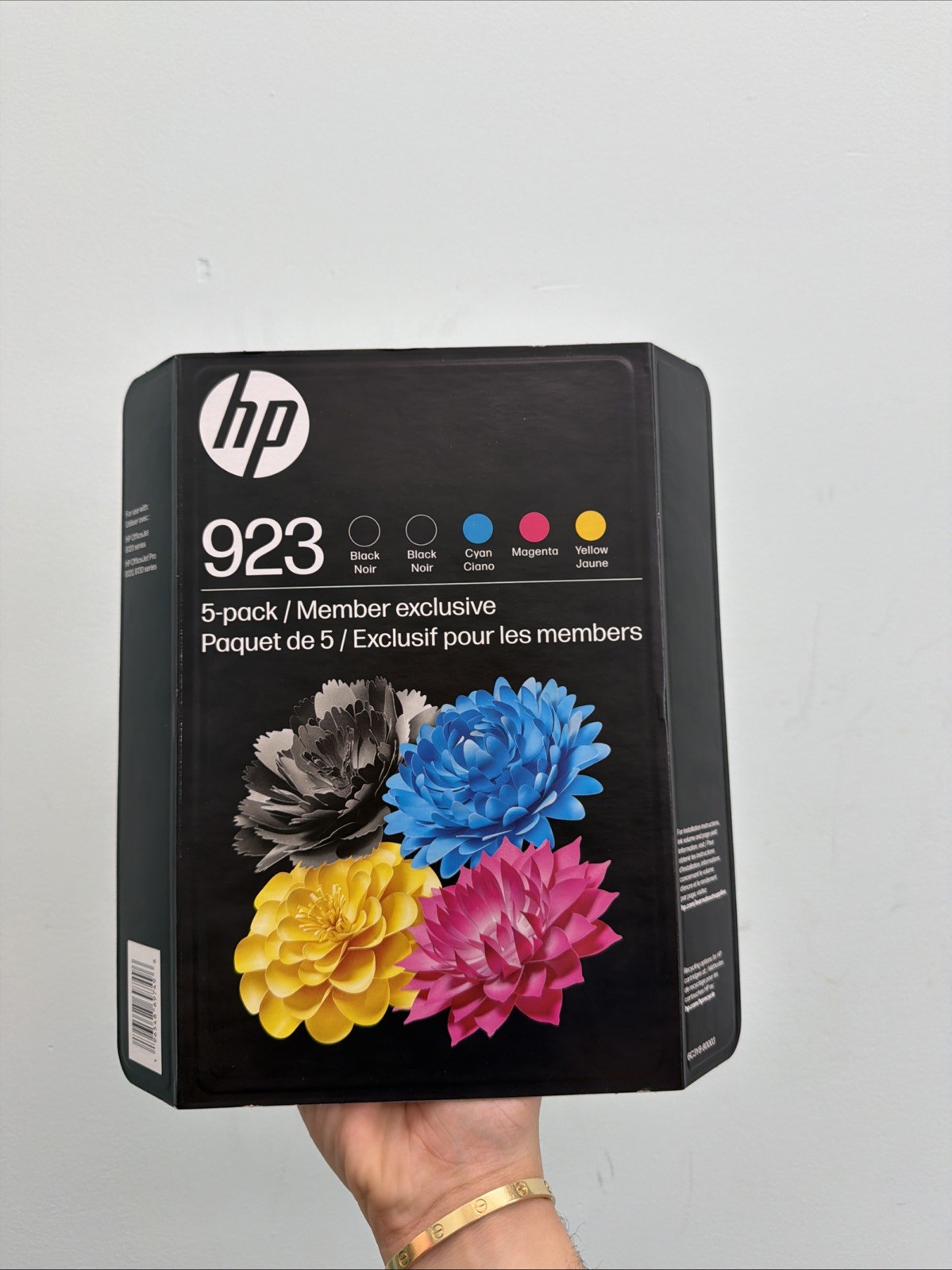 GENUINE HP 923 5-PACK 2 Black, C/M/Y Ink Exp 01/2027+ 6C3Y8BN Read Description