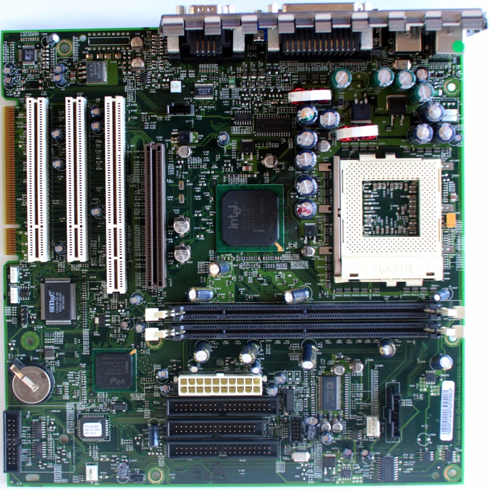 Motherboard, ibm netvista 6648 p3 motherboard 09k9982 a/v/2s/p/2usb
