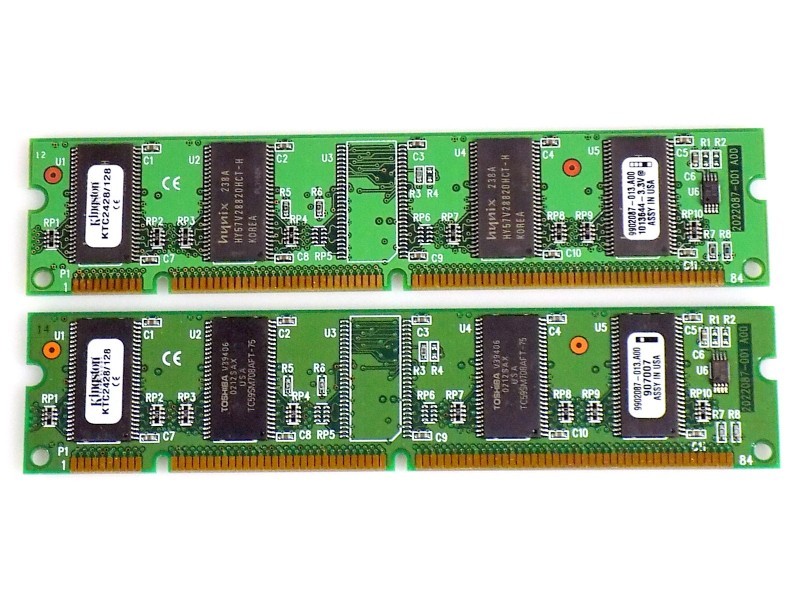 256MB (2x128MB) Kingston KTC2428/128 SDRAM 66Mhz PC66 UDIMM Memory RAM