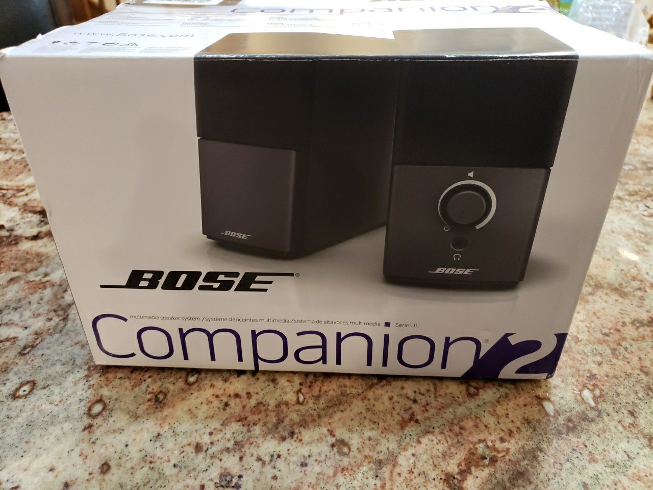 New Bose Companion 2 Series III Multimedia Desktop Laptop PC Speaker System