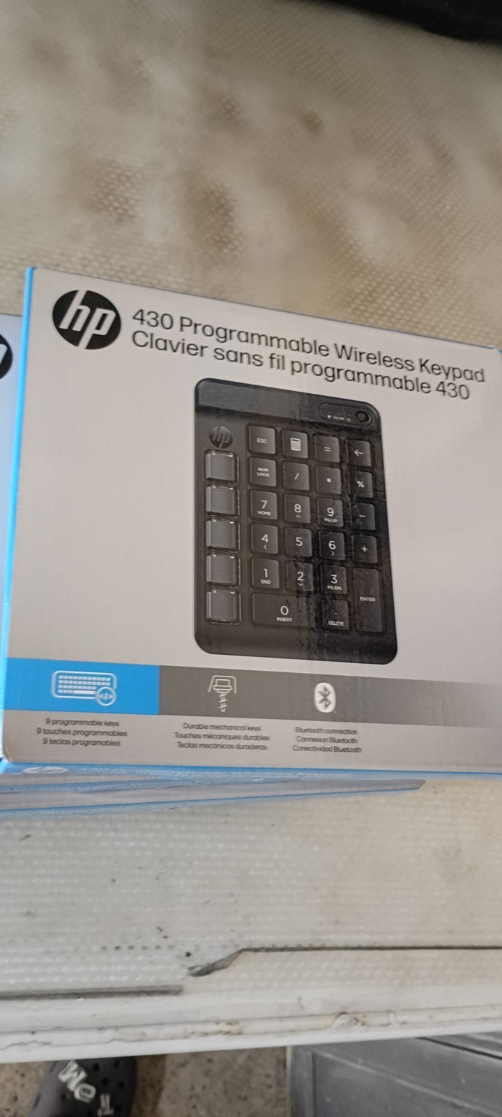 HP 430 Programmable Wireless Keypad - 5 packs bundle bluetooth 