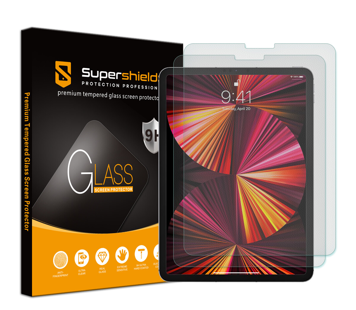 2x Anti-Glare Matte Tempered Glass Screen Protector for iPad Air 5/4 10.9"