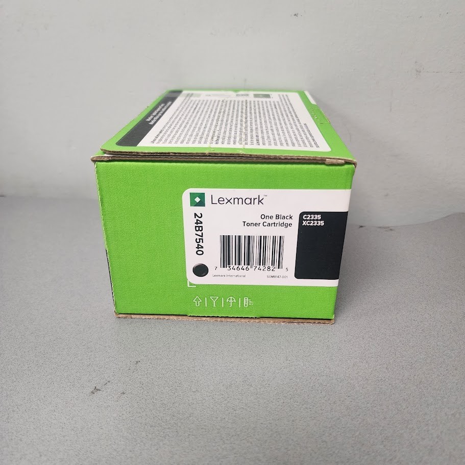 Lexmark 24B7540 Black Toner Cartridge C2335 XC2335 NEW