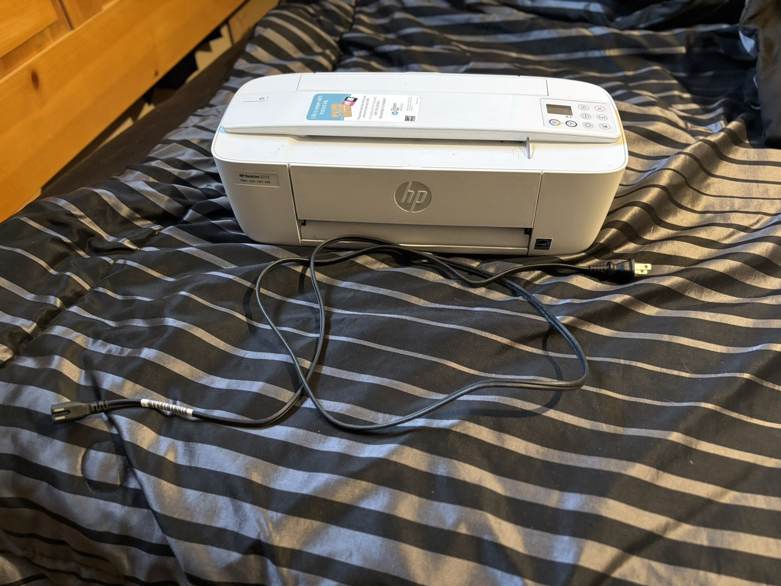 HP DeskJet 3772 All-in-One Wireless Color Inkjet Printer, Ink Not Included