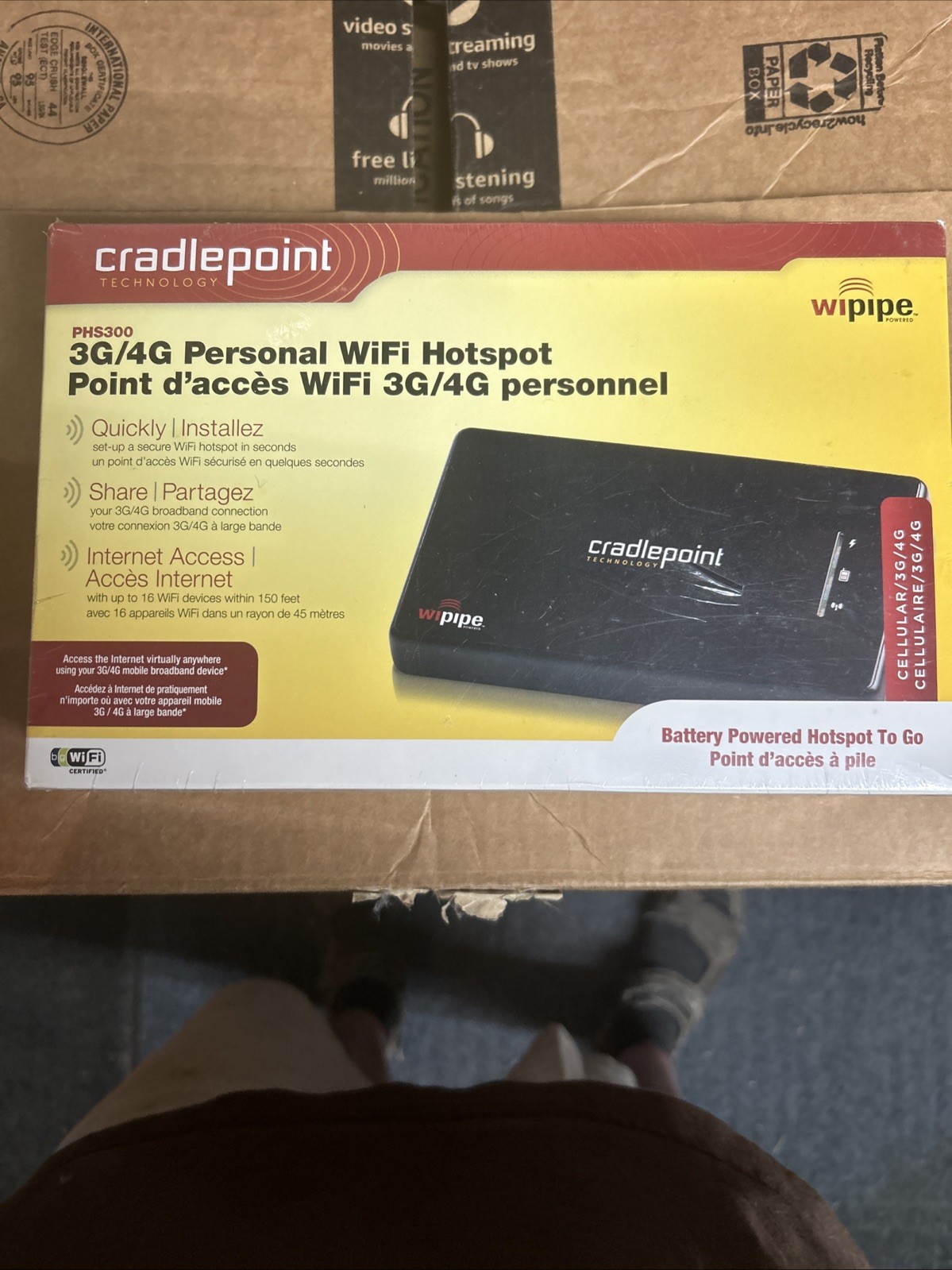 PHS300 3G/4G Personal Wi-Fi Hotspot