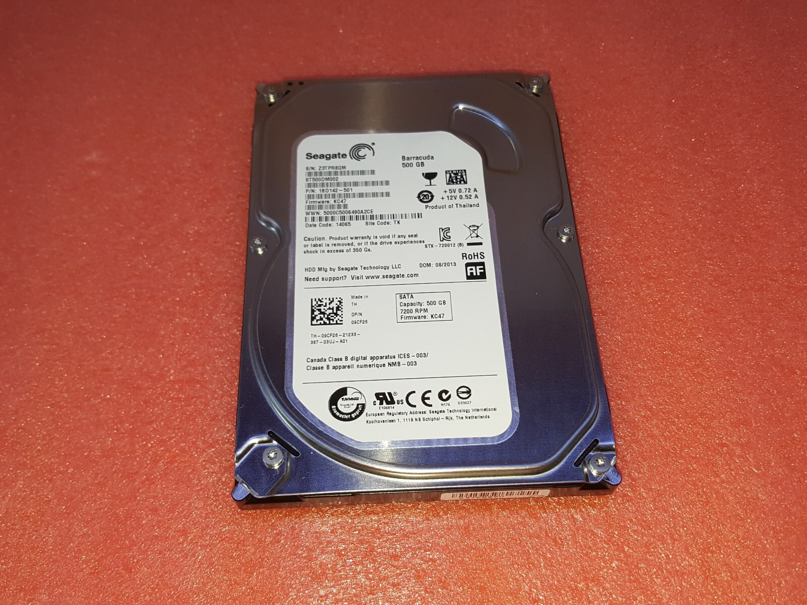 Pavilion a6658f  - 500GB Hard Drive - Windows 7 Ultimate 64-Bit Preloaded