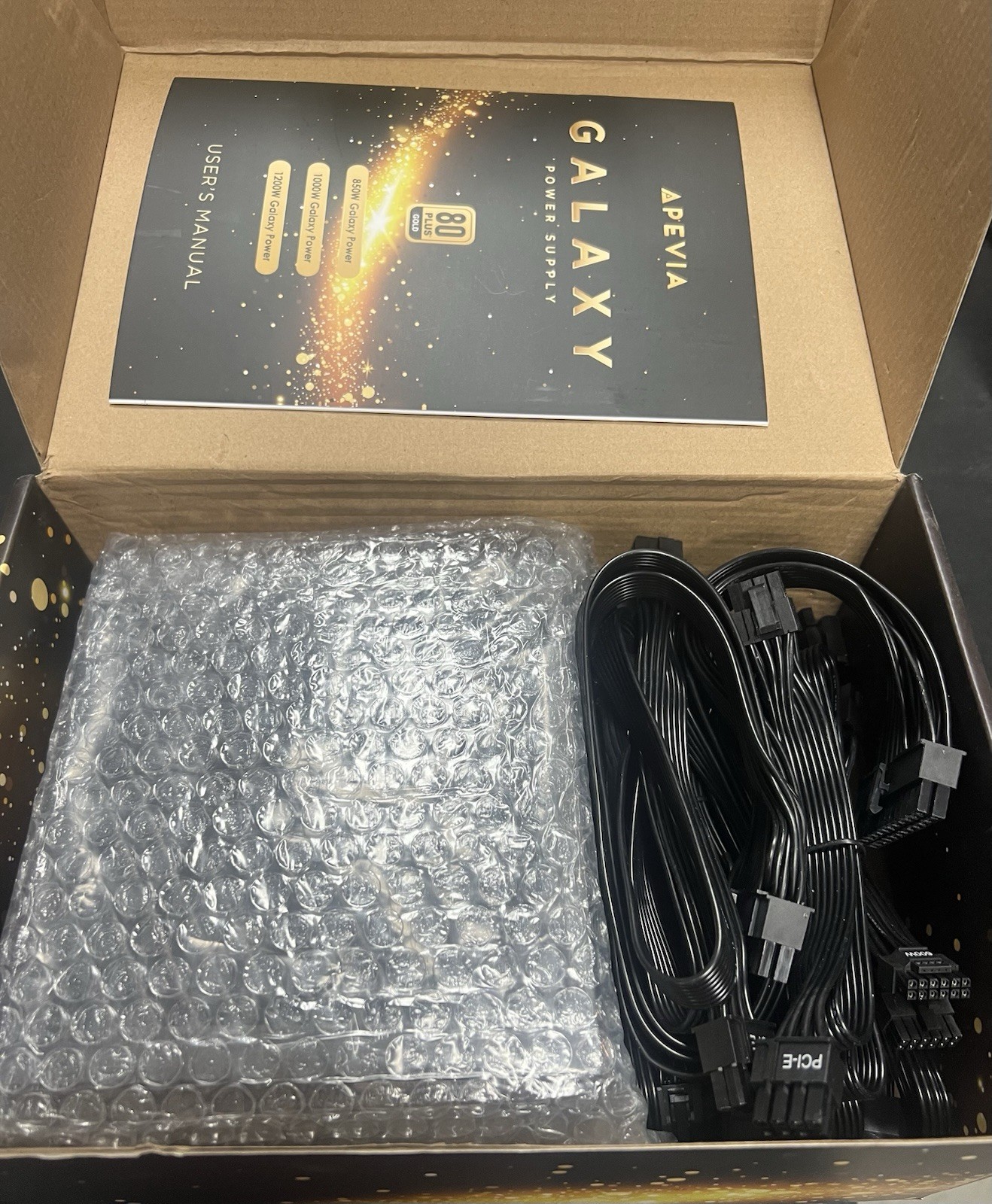 Apevia Galaxy Series ATX-GX1200W 1200W MODULAR 80+ Gold ATX Power Supply/s