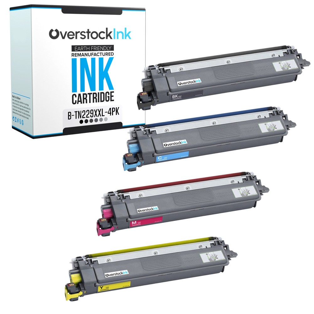 4PK Compatible OSI TN229XXL Toner Cartridges fits Brother MFC-L3780CDW L8395CDW