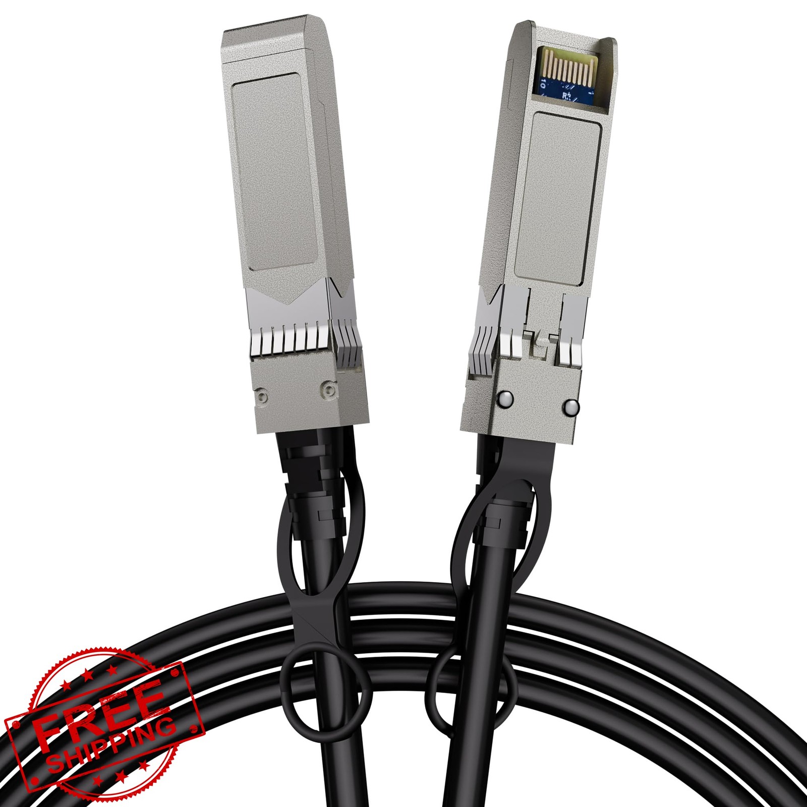 10Gbps SFP+ DAC Twinax Cable 8 FT, Passive Direct Attach Copper Patch Cable, ...