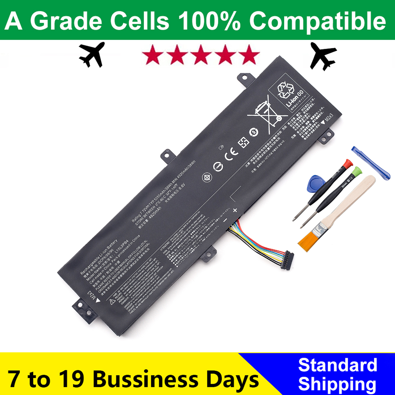 L15L2PB4 Battery For Lenovo Ideapad 510-15ABR 510-15IKB 310-15ISK 310-15IKB