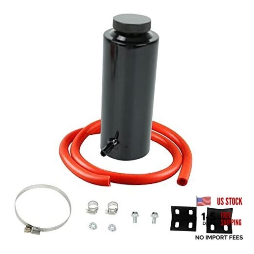 Universal 800ml Car Radiator Coolant Overflow Oil Catch Tank Cooling Black