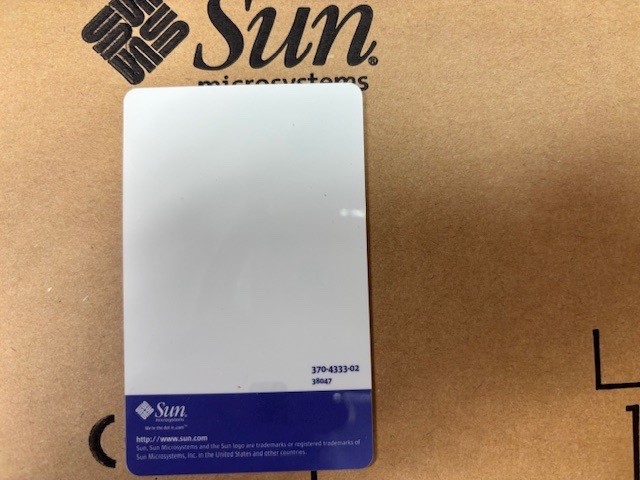 NEW ,  SUN/oracle  370-4333-02   Payflex Smart Card , for ALL  SUNRAY systems