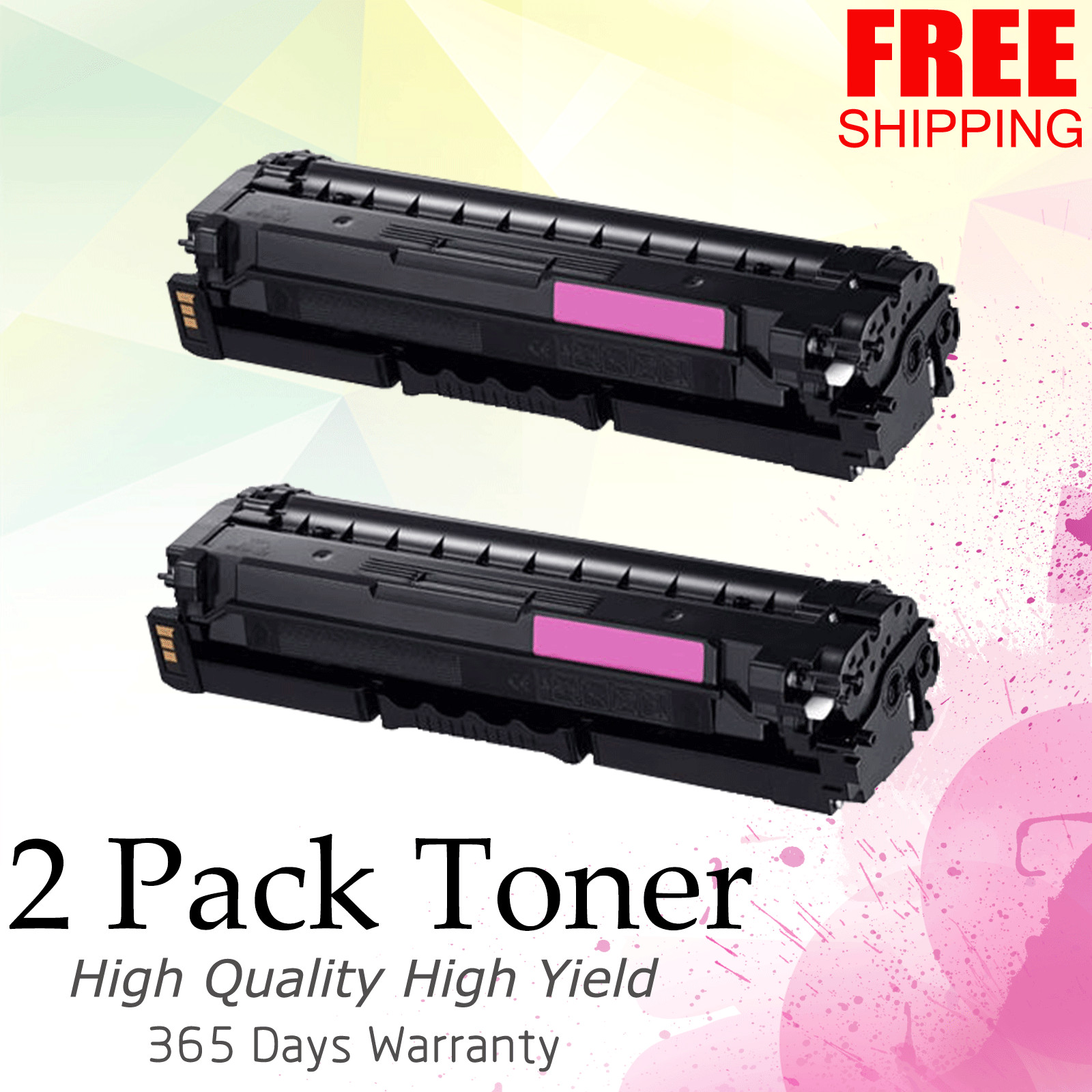 2PK CLT-503L Magenta Toner Fit Samsung ProXpress C3060FW C3010DW C3060 CLT-M503L