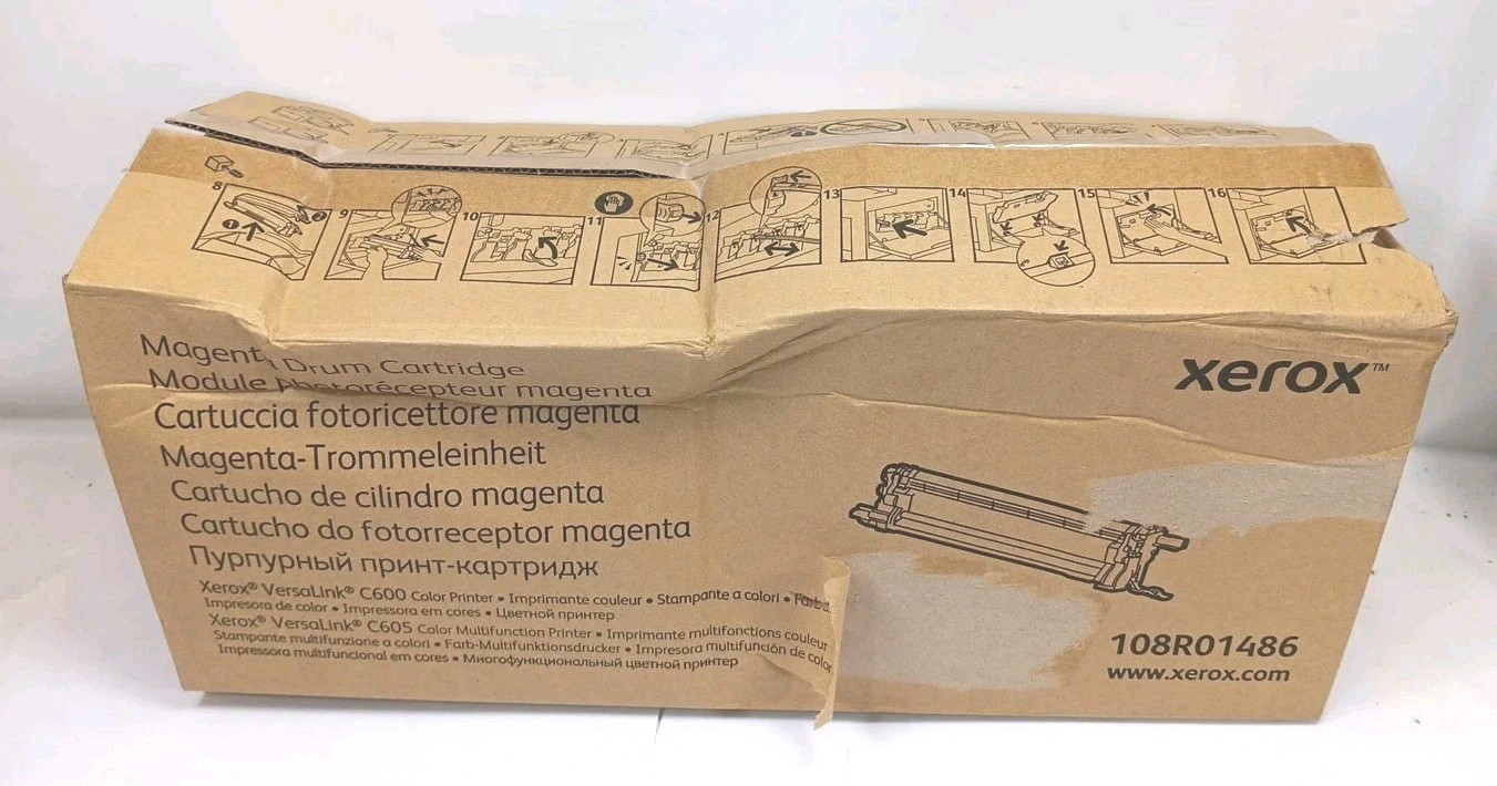 Genuine Xerox 108R01486 Magenta Drum Cartridge for VersaLink C600 C605