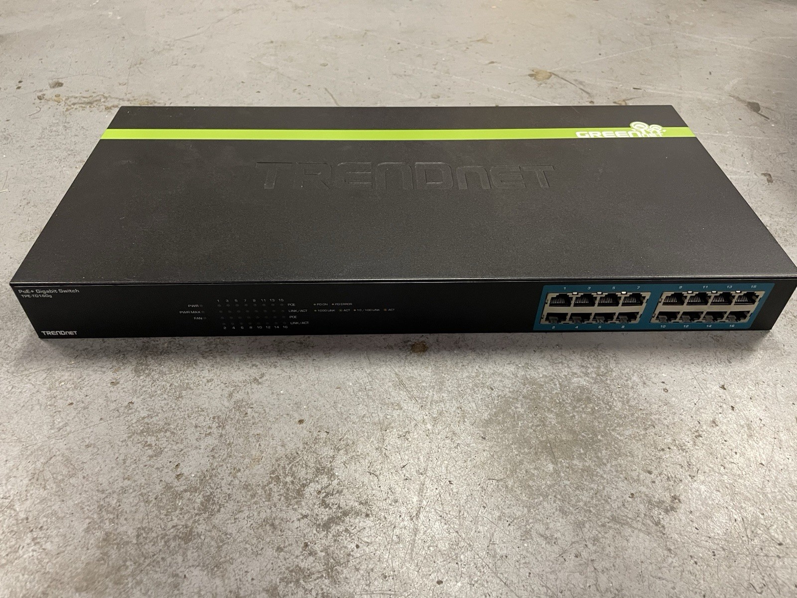TRENDnet TPE-TG160G 16 Port Ethernet Switch