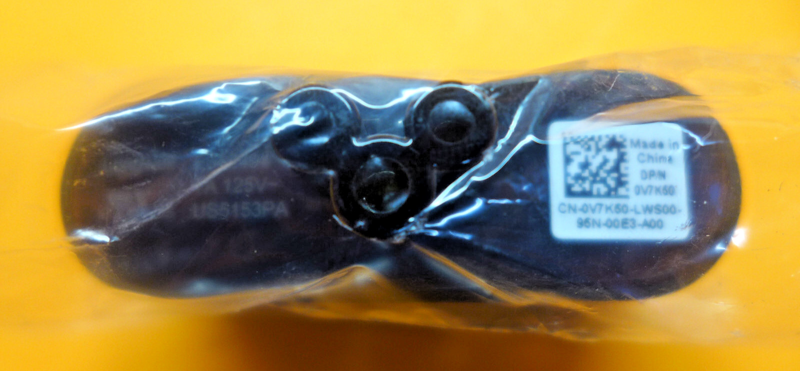 New Dell Longwell E342494 125V 7A 3-Prong Power Adapter V7K50
