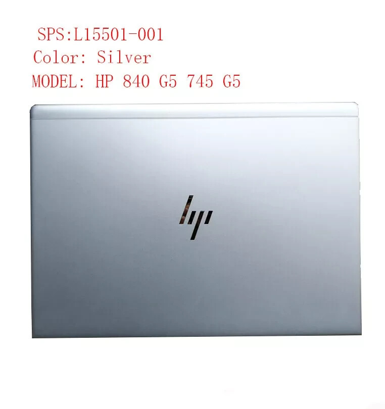 L15501-001 For HP Elitebook 745 G5 840 G5 LCD Back Cover Rear Lid Top Silver US