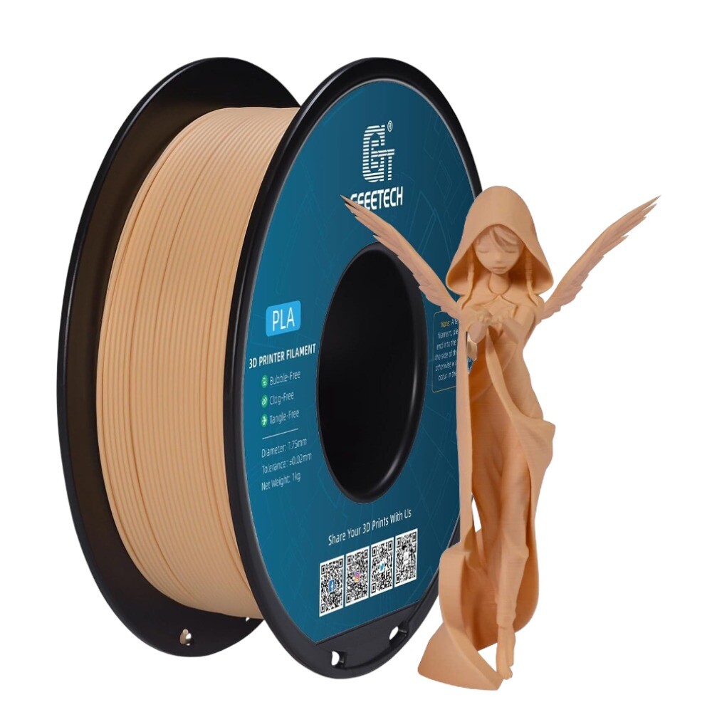 Geeetech Matte Skin Color PLA Filament 1.75mm 1KG/rol Frosted PLA For 3D Printer