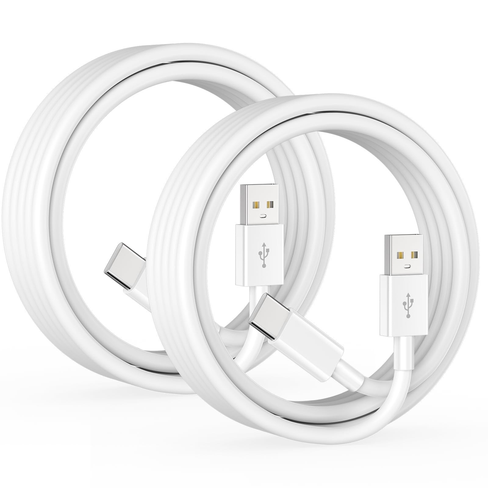 2 Pack 3ft USB A to USB C Cable for iPhone 17 16 15 CarPlay 3A Fast Charging