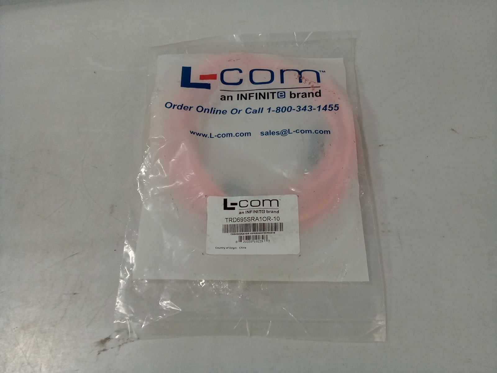 L-Com an Infinite Brand TRD695SRA1OR-10, Orange