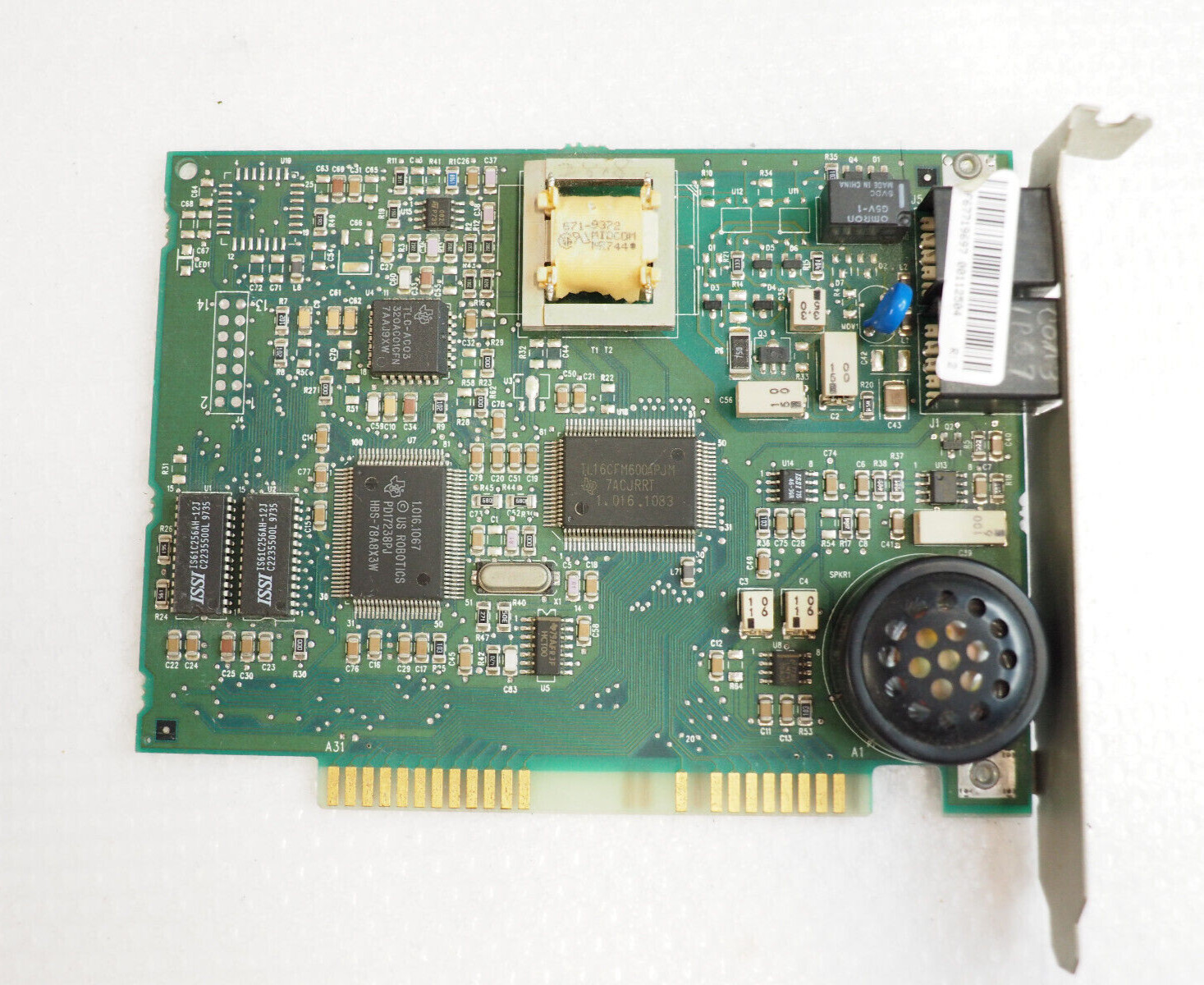 US Robotics 56K P/N: 1.012.0411-A ISA Internal Modem Card