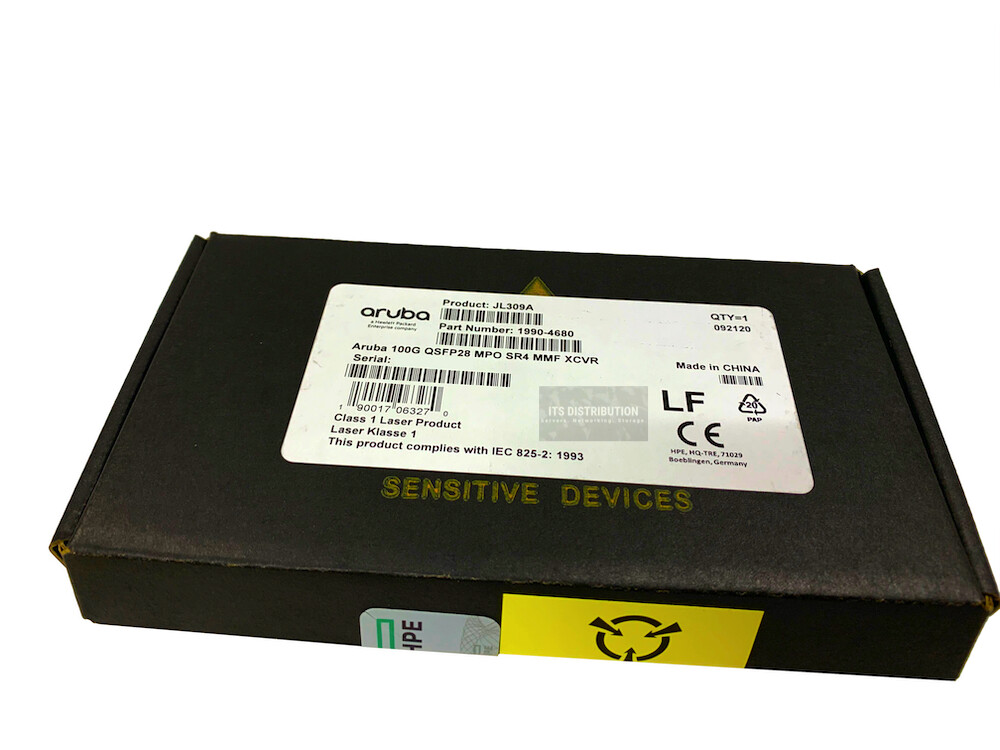 JL309A I Genuine New HPE Aruba 100G QSFP28 MPOR4 SR4 MMF Transceiver 1990-4680