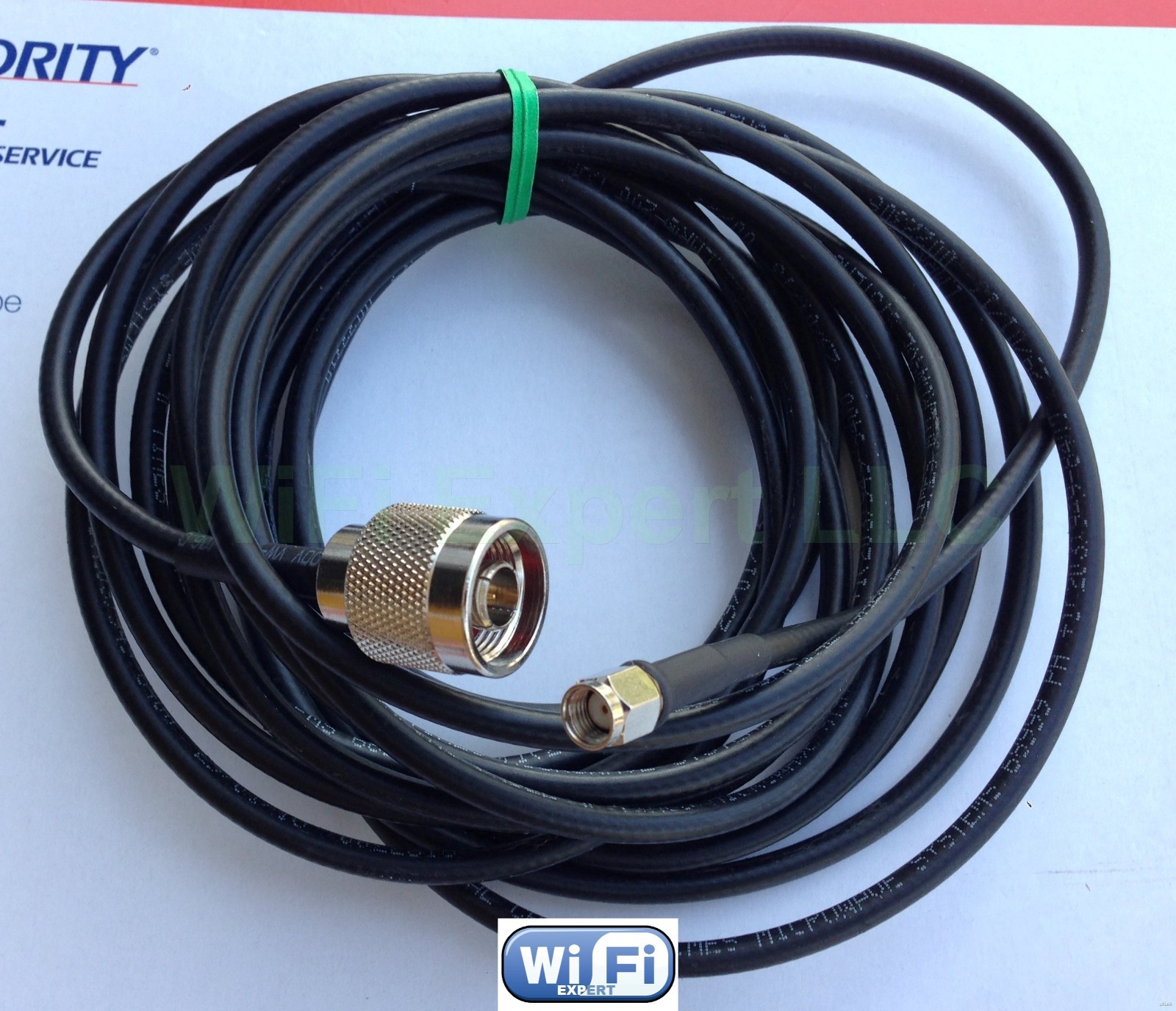 Times LMR200 ® RP-SMA Male to N-Male antenna extension cable 4.5m 15 ft for WiFi