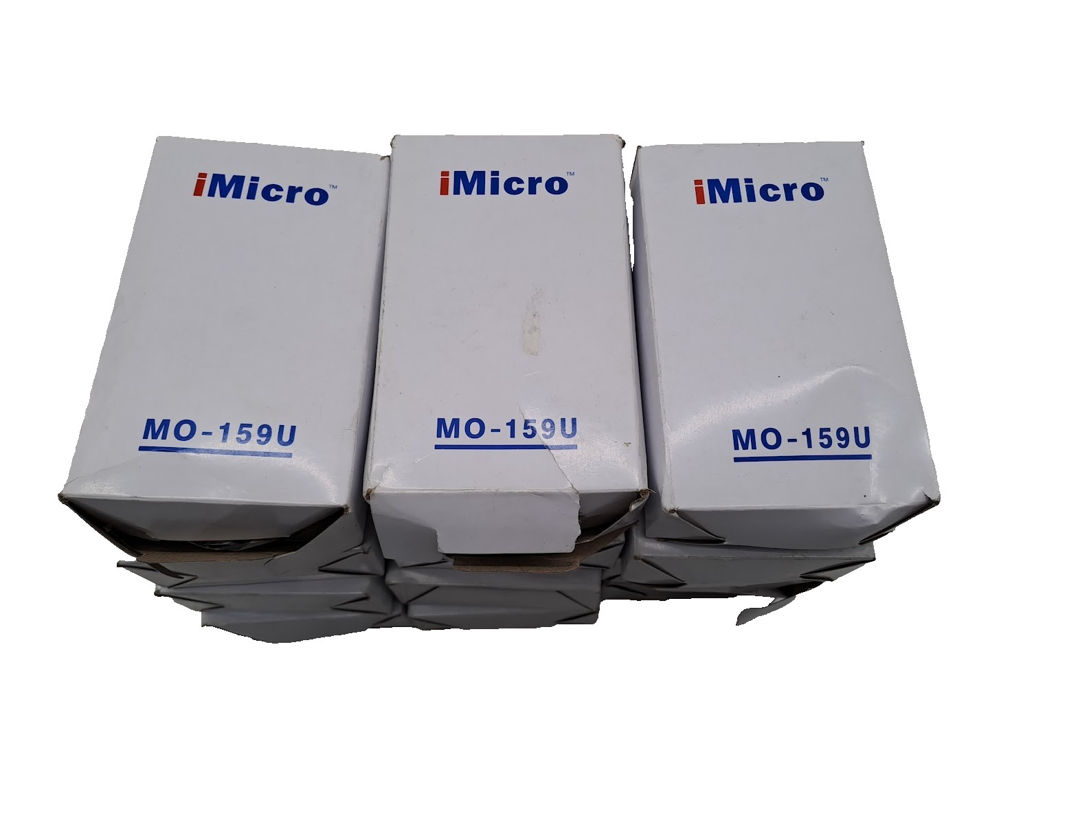 Lot of 12 iMicro MO-159U Wired USB Optical Ergonomic Scrolling Computer Mouse