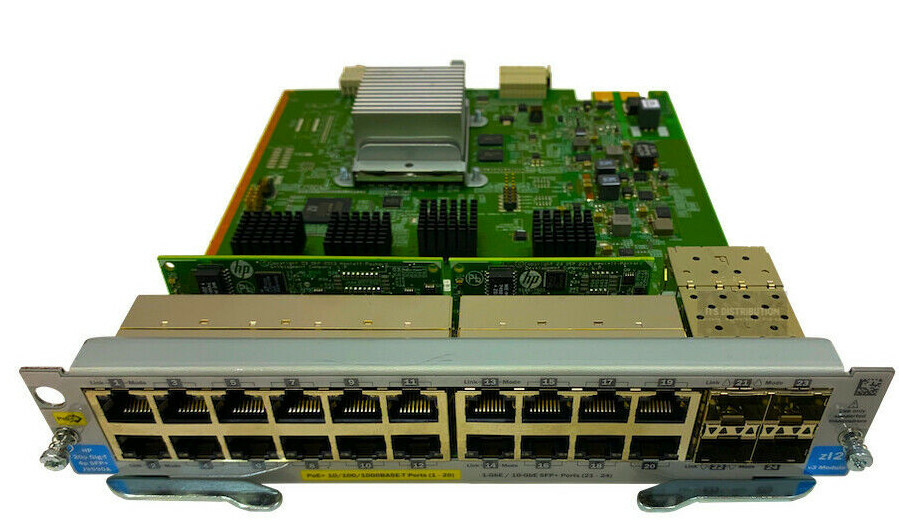 J9990A I HPE Aruba 5400R 20P 10/100/1000BASE-T PoE+ 4-Port SFP+ Module