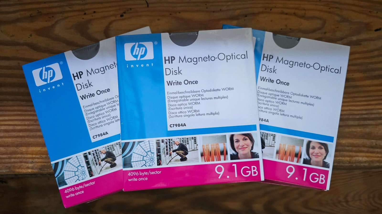 (11) HP Mo Worm-Disk C7984A  9.1 GB New Sealed Magneto-Optical