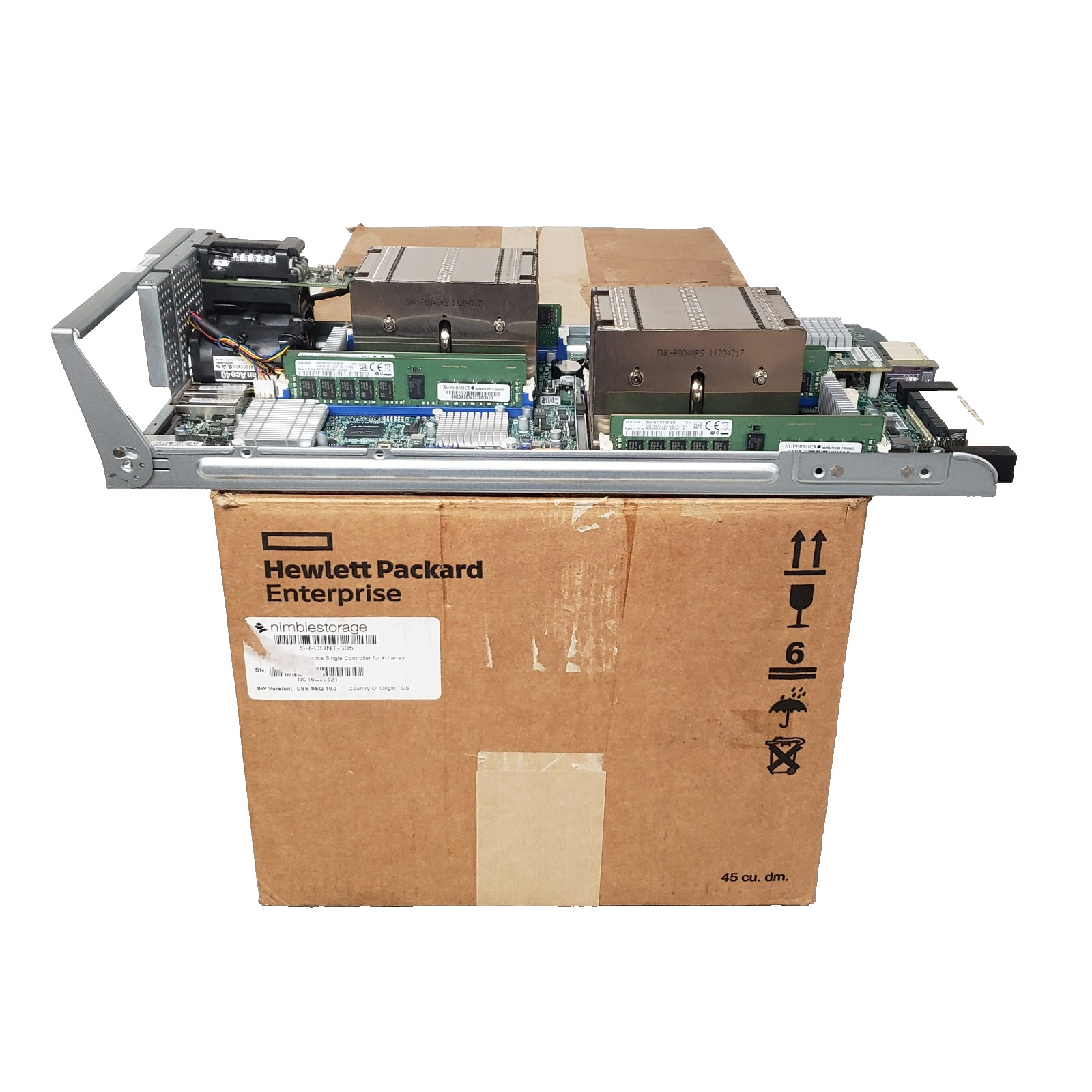 HPE Nimble Storage SR-CONT-305 Service Single Controller 4U Array 88GB DDR4 RAM