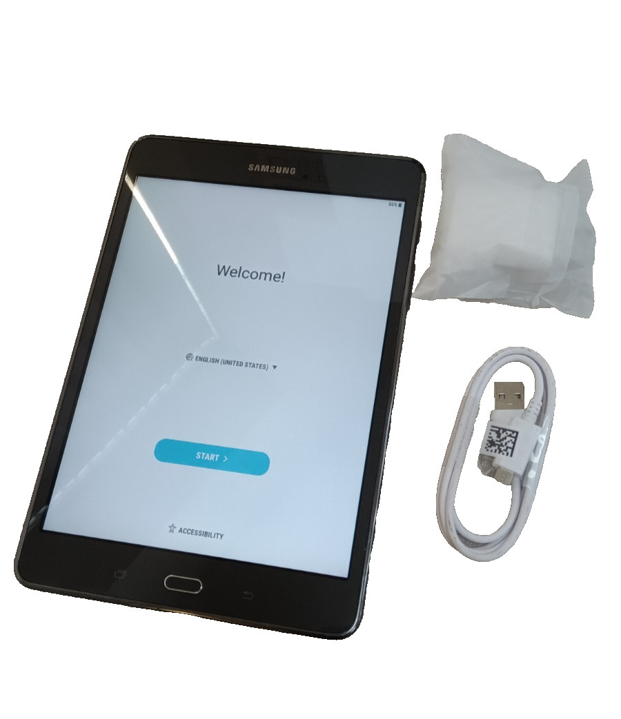Samsung Galaxy Tab A SM-T350 16 GB Wi-Fi 8 in Smoky Titanium | Reset Tested Good