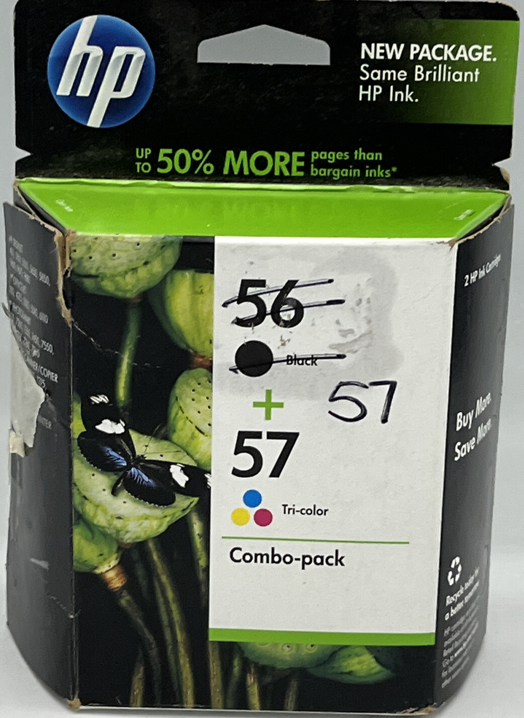 HP 57 Tri-Color Twin-Pack Exp 2012 Includes 2 HP 57 Ink Cartridges