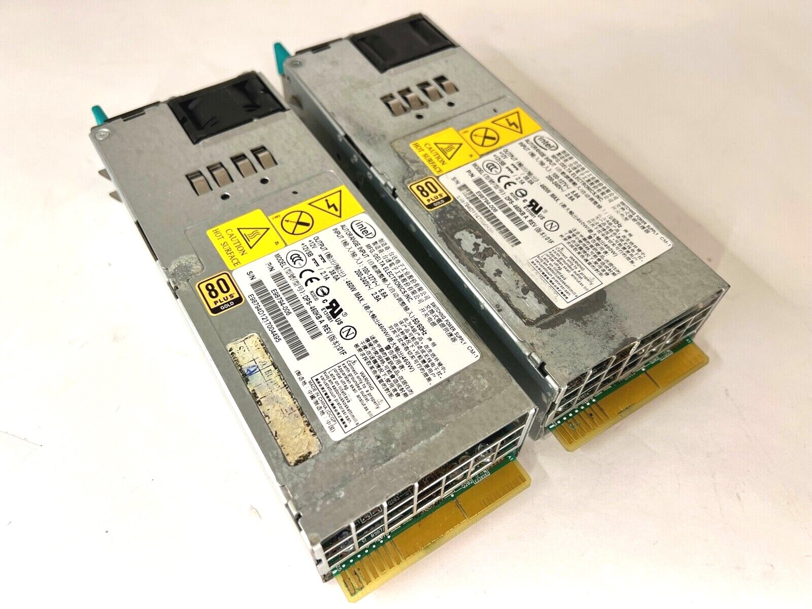 LOT OF 2 Intel DPS-460KB Gold 460W Power Supply for Dell S4048-ON N4000 - PARTS