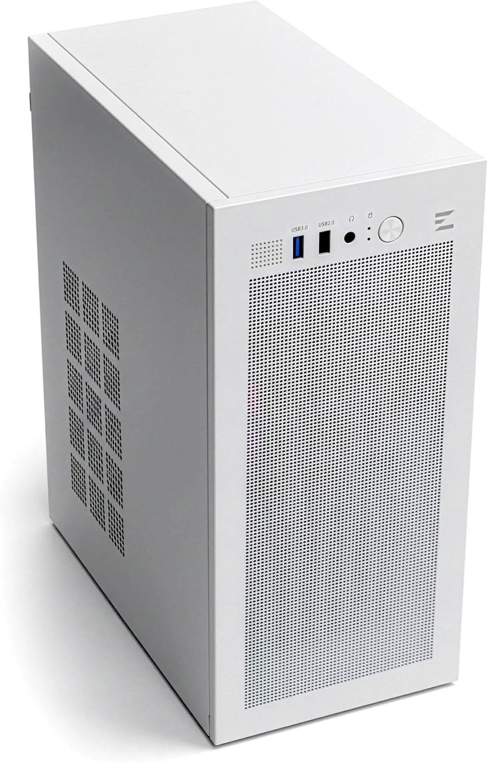 CUBIX Compact Micro-Atx MATX Mini ITX PC Case with 80Mm Fan, White