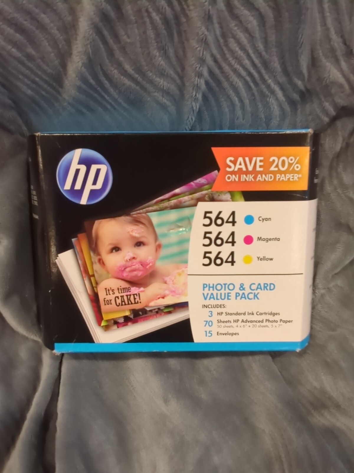 Genuine HP 564 C/M/Y 3 Ink Cartridge w/ Photo & Card Value Pack (Exp 06/2017)