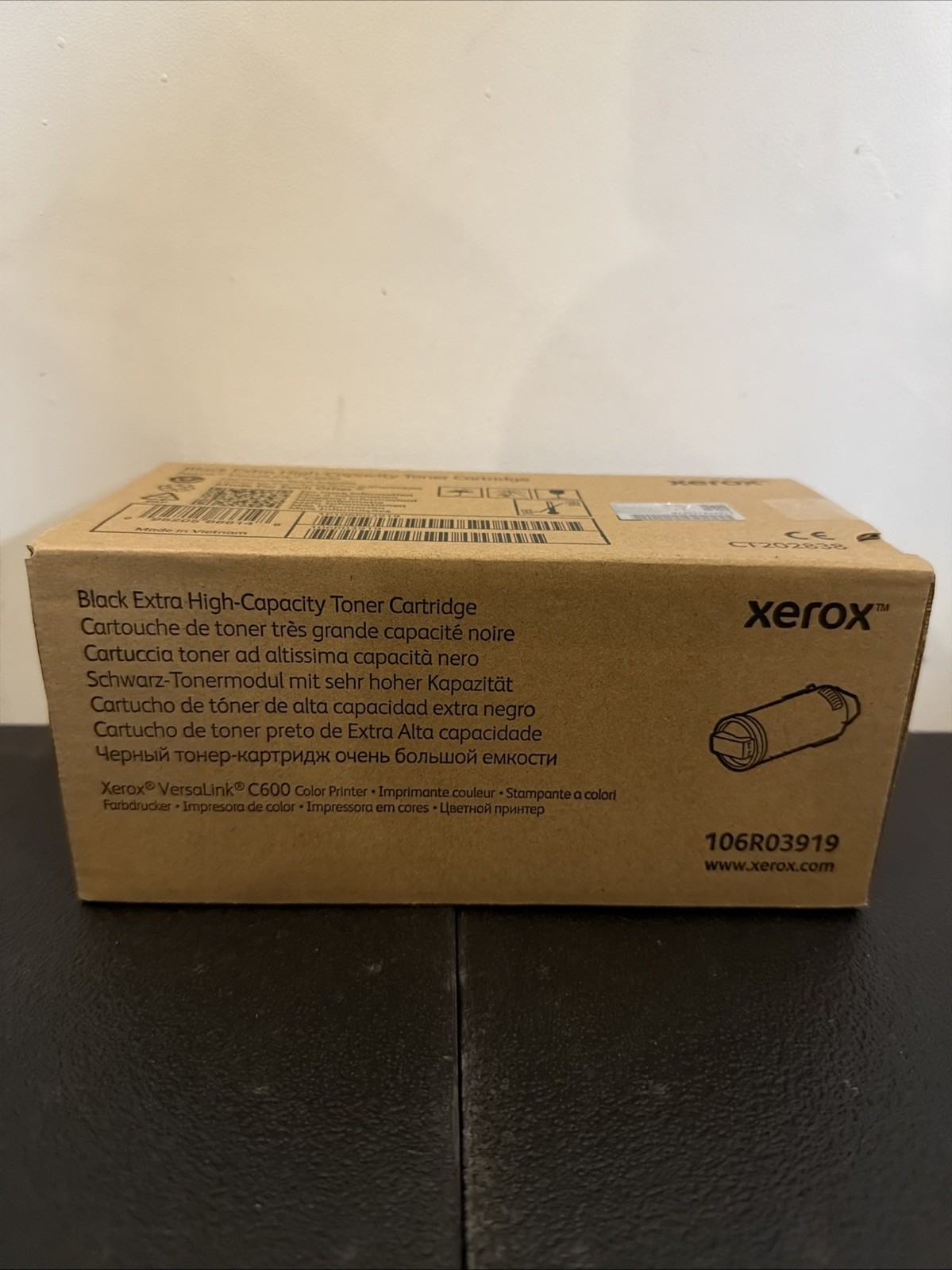 Genuine Xerox 106R03919 Black Extra High Capacity Toner Cartridge VersaLink C600